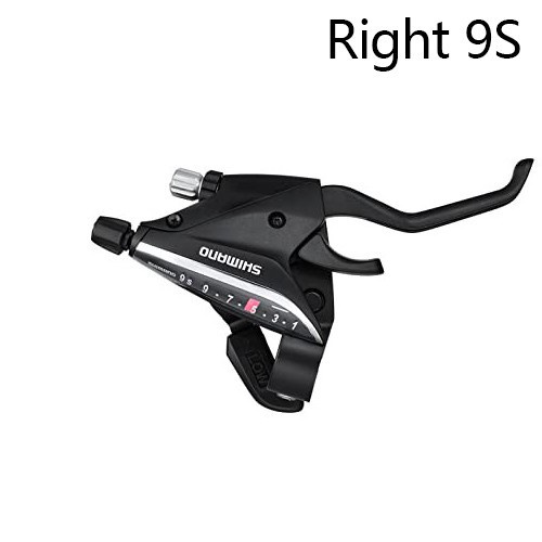 Shimano ST-EF65 1 Par 3 × 9 Velocidades MTB Bicicleta De Montaña Cambio De Marchas V Freno Combo Palanca Conjunto Negro YM