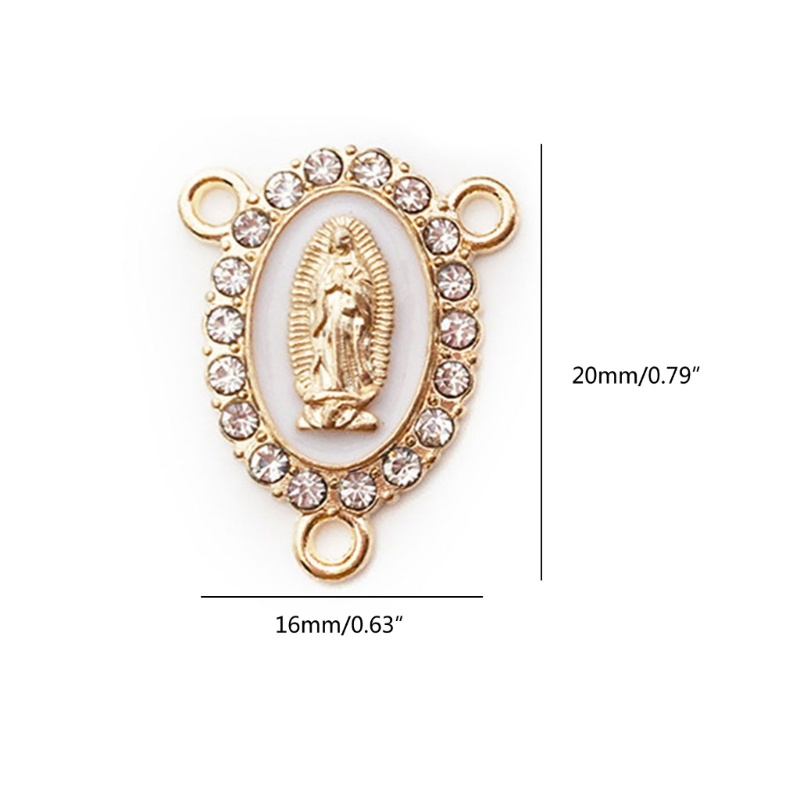 Image of Boo Virgin Mary Colgante Para DIY Moda Collar Joyería Pulsera Fabricación Accesorios #1