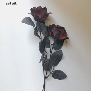 ZVPT] Flores Artificiales De Rosas Negras Góticas De Simulación Valene DSF  | Shopee Colombia
