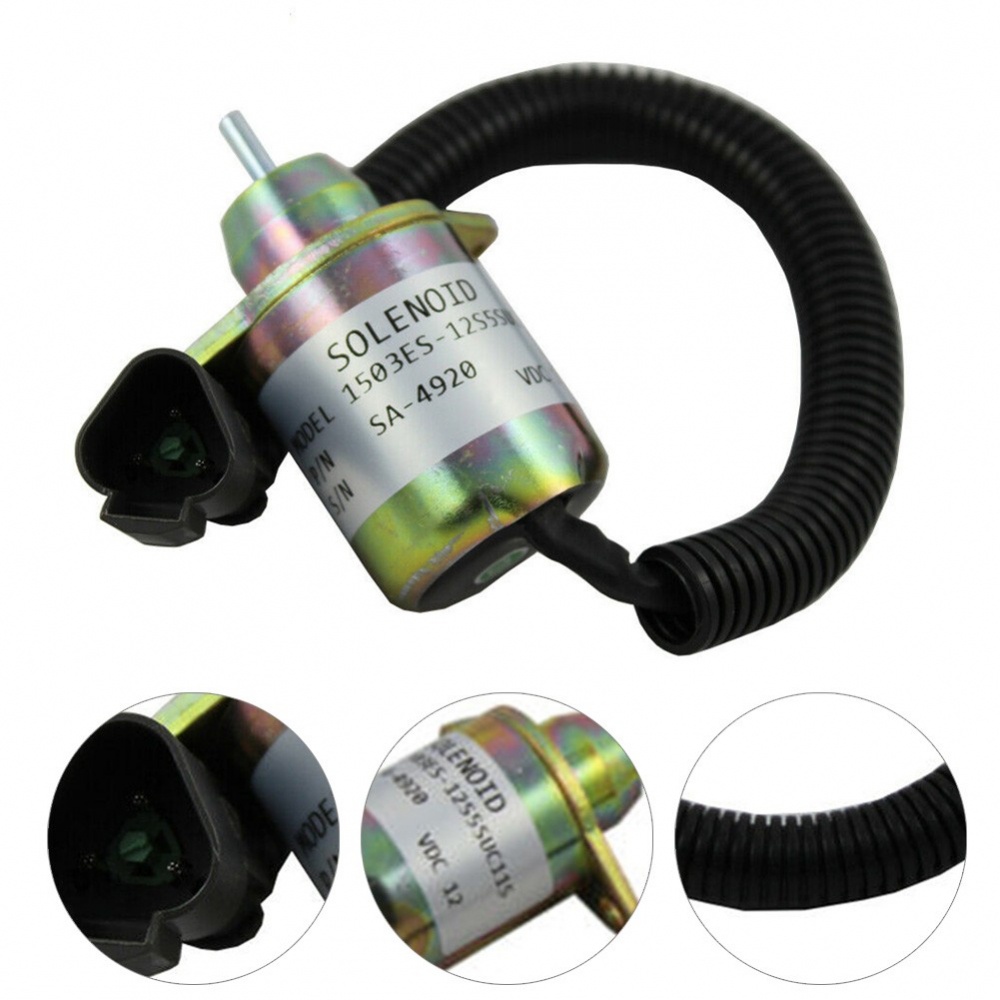 Stop Shutdown Shut Off Solenoid Yanmar Engine Replaces Thermo King TK 41-6383 - Foto 5