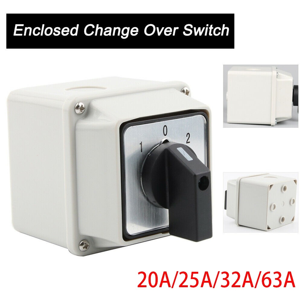 Selector Rotativo De 3 Posiciones Interruptor De Cambio De 8 Terminales LW26-20A25A32A #9