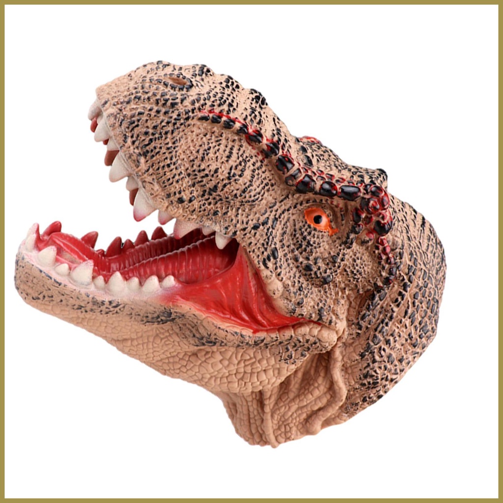 Juguetes De Dinosaurios De Goma Realistas De Cabeza De Dinosaurio Mano T  Rex Títeres Juguete Para Marionetas yushio1co | Shopee Colombia