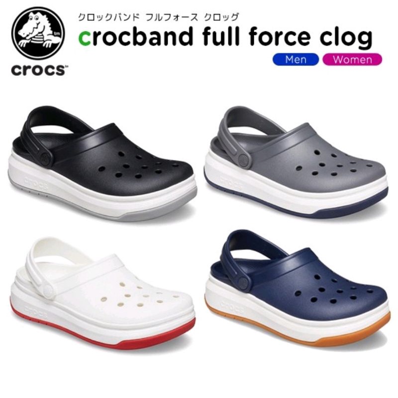 Sandalias Crocs Full Force para hombre y mujer | Shopee Colombia