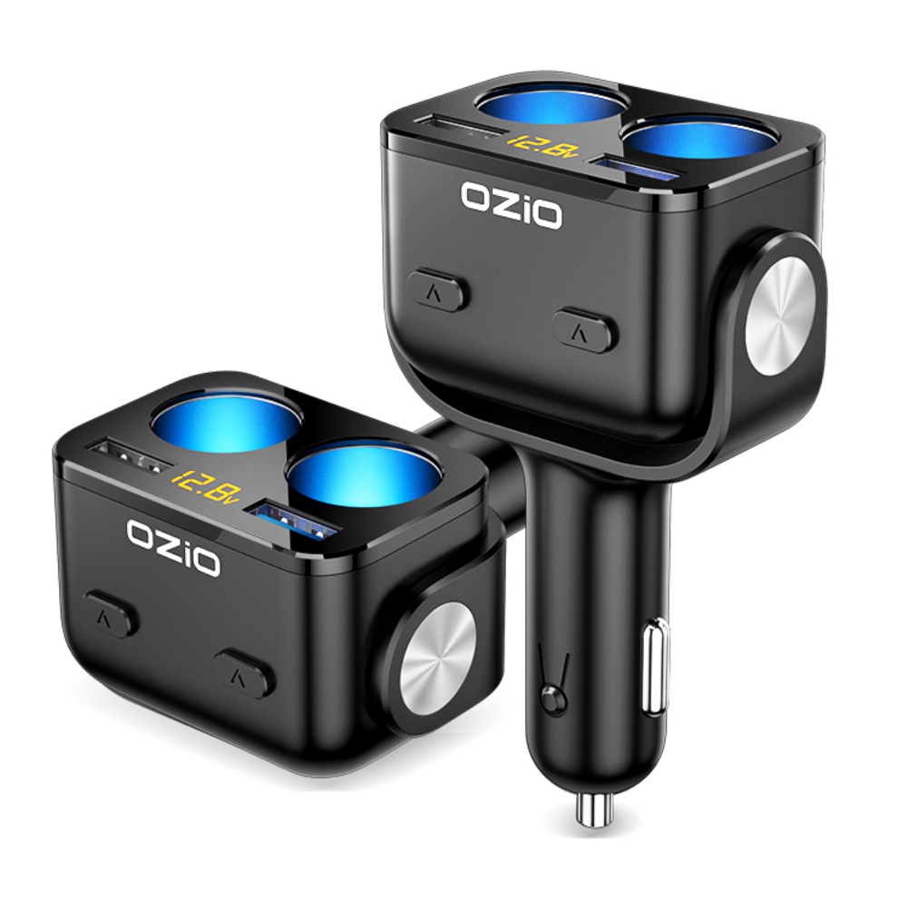 Image of 6.5A Coche Encendedor De Cigarrillos Cargador Dual USB QC 3.0 Carga Rápida Auto Enchufe Adaptador De Alimentación #1