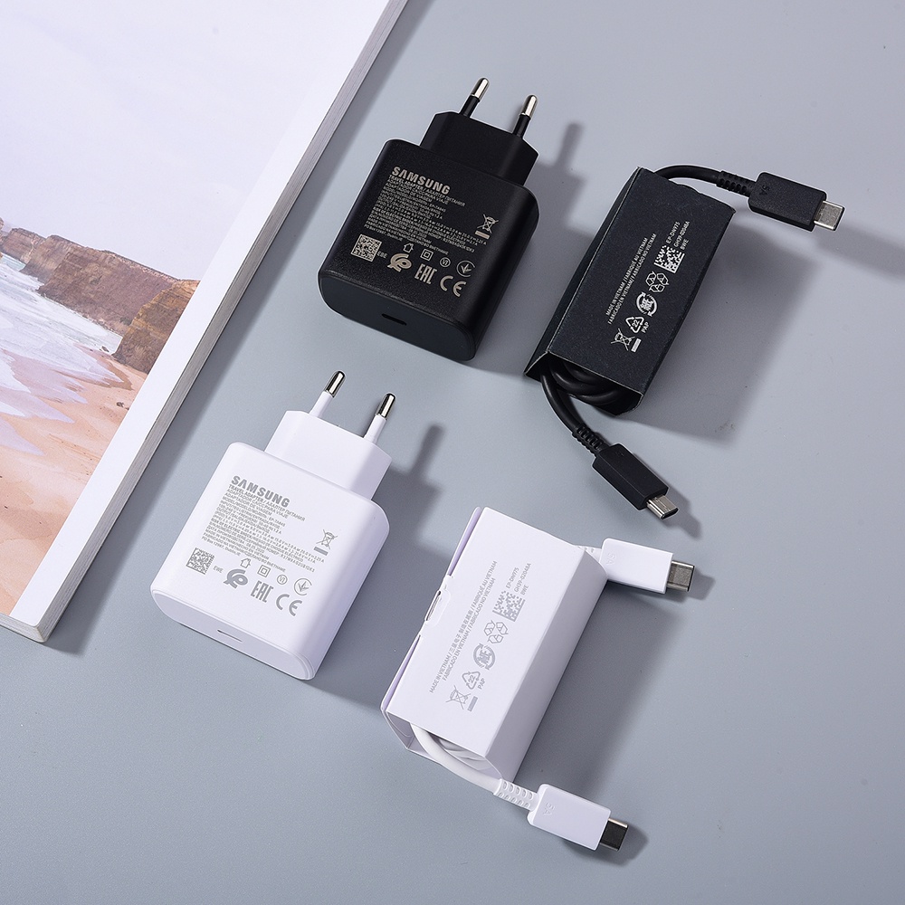 Image of Original Samsung Galaxy 45W EU Super Fast Adapter PD Cargador USB C A Cable Rápido Note 20 Ultra Note10 Plus S22 S20 S21 FE #7