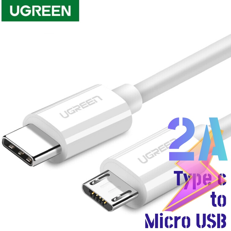 Image of Ugreen USBC Type-C A Micro USB Cable De Carga De Datos Para Ordenador Macbook Auriculares Teléfono Android #0