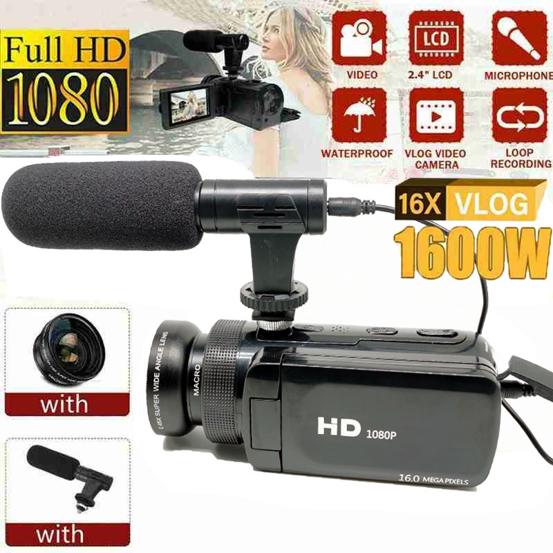 Video Digital HD 1080P 16x Zoom Profesional 4k 60fps Grabación De Fotos | Shopee Colombia