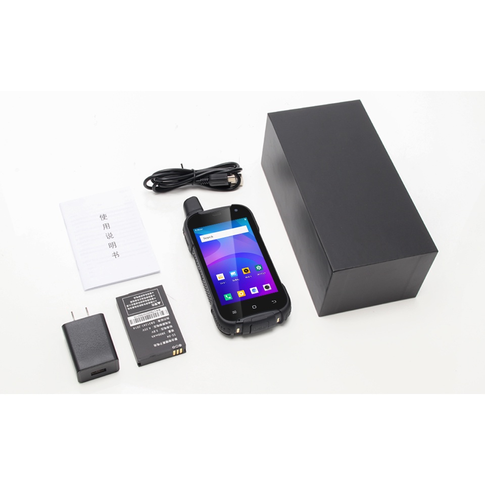 Image of UNIWA F100 4 Pulgadas IP54 Impermeable SOS Botón Android PoC Radio Zello PTT Dual SIM 4G Walkie Talkie NFC 3800mAh Teléfono #8