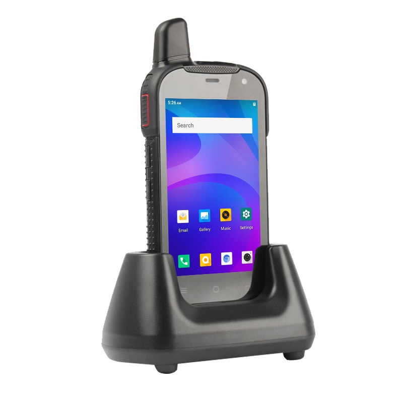 Image of UNIWA F100 4 Pulgadas IP54 Impermeable SOS Botón Android PoC Radio Zello PTT Dual SIM 4G Walkie Talkie NFC 3800mAh Teléfono #3