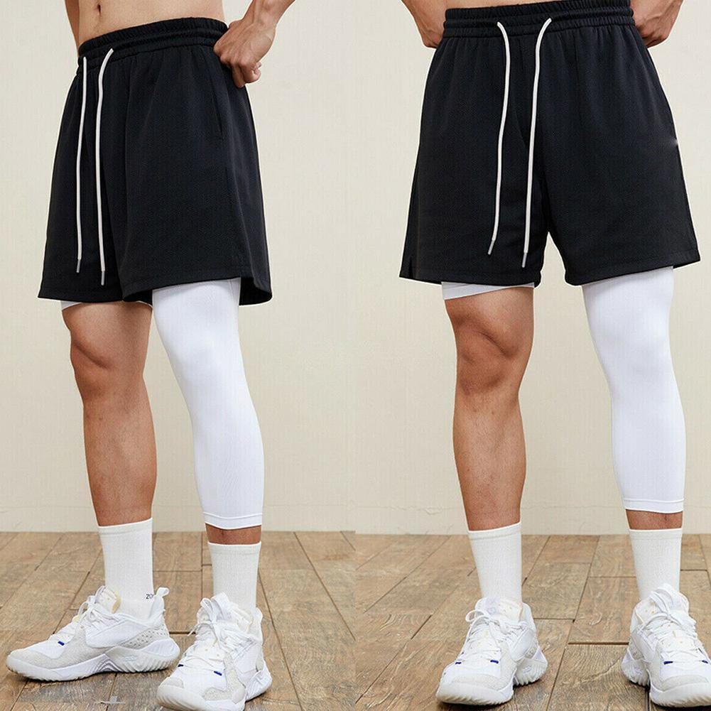 Envío el mismo día Mallas de Una Pierna Mallas de Baloncesto para Hombre  Parte Inferior Pantalones de Compresión Recortados Jogging Pantalones  Deportivos para Correr Gimnasio Entrenamiento Físico MEJOR PRECIO DE  GARANTÍA Compras