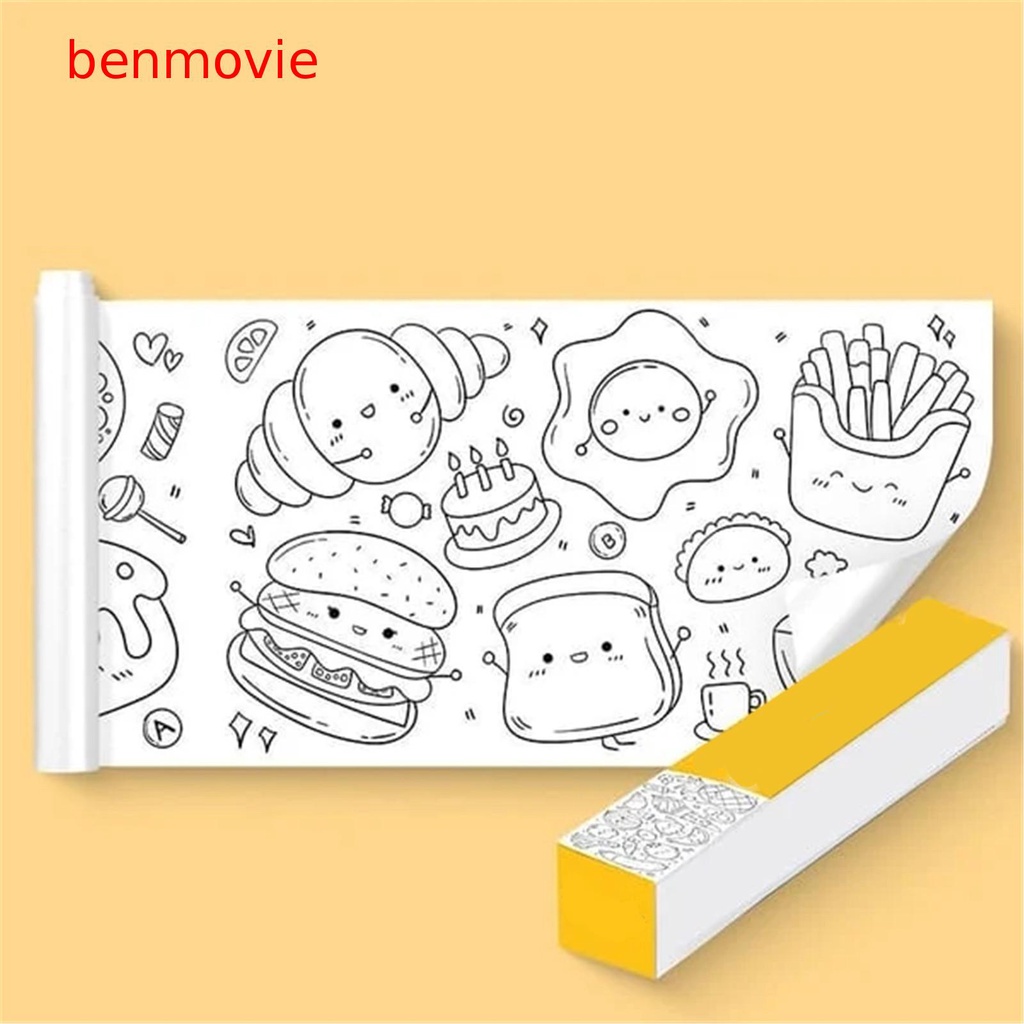 BENM] Papel De Dibujo Para Niños Jardín De Infantes Para Colorear Y Pintar  Dibujos Animados Imagen Larga Flor Comida Para Flores Cortadas Frescas |  Shopee Colombia