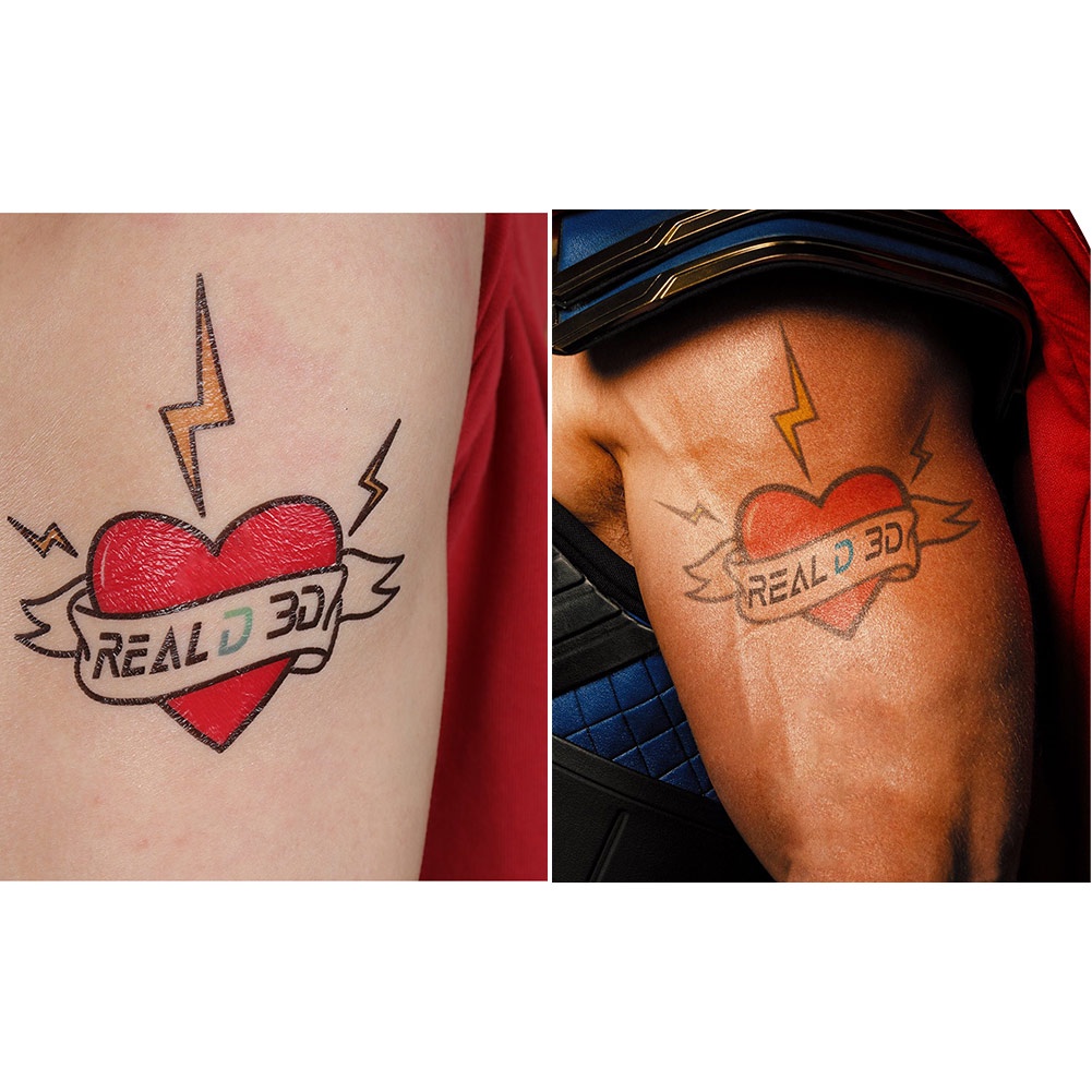 Tatuajes Toitaly Thor Temporales Amor Y Trueno Tatoo Cosplay | Shopee  Colombia