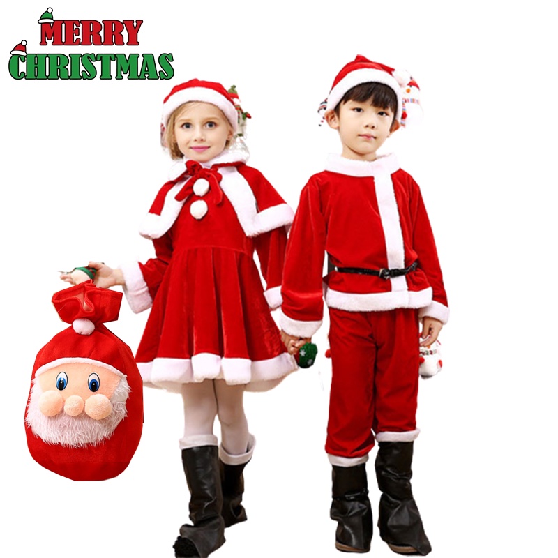 Disfraz De Cosplay De Santa Claus Para Niños , Ropa De Navidad , Traje  Fiesta | Shopee Colombia