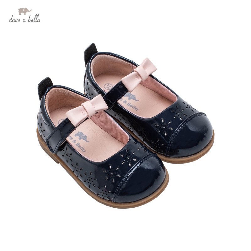 DB19652 Dave Bella Otoño Bebé Niña Moda Arco floral Zapatos De Cuero Niños Niñas br #5