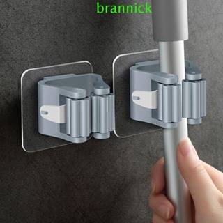 Image of BRANNICK Estante De Almacenamiento Impermeable Multiusos Sin Rastro Montado En La Pared Hogar Baño Escoba Gancho
