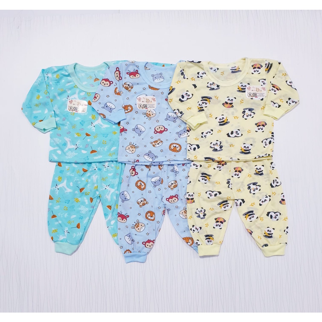 Paquete 3 pijamas para niños de impresión completa 0 a 2 años ropa bebé Gracia | Colombia