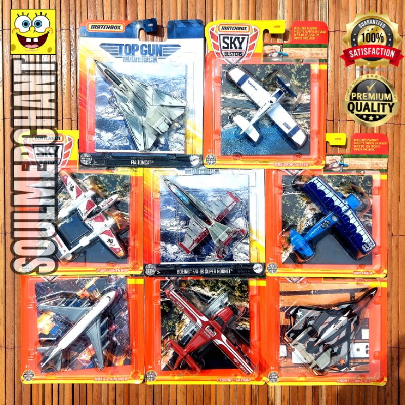 Matchbox SKY BUSTERS TOP GUN MAVERICK BOEING FA/18 SUPER TOP GUN