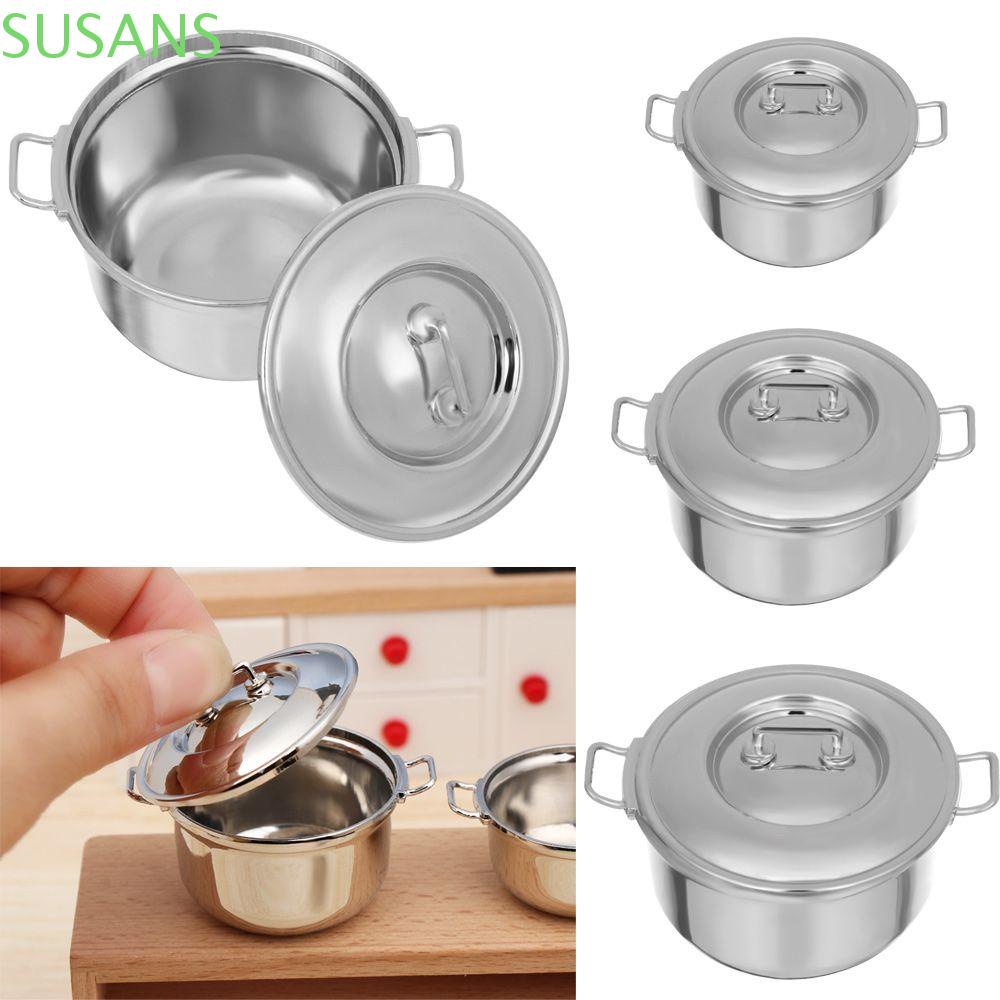Una sabia elección Venta al por en línea Promoción línea Modelo Miniatura Sopa de Olla Olla Batería de Cocina con mini accesorios casa muñecas Cubierta arc-print.fr