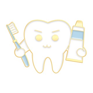 Dientes Cepillo De Metal Esmalte Broche Lindo Dibujos Animados Odontología  Insignia De Solapa Pin Joyería Regalos Para Niños | Shopee Colombia