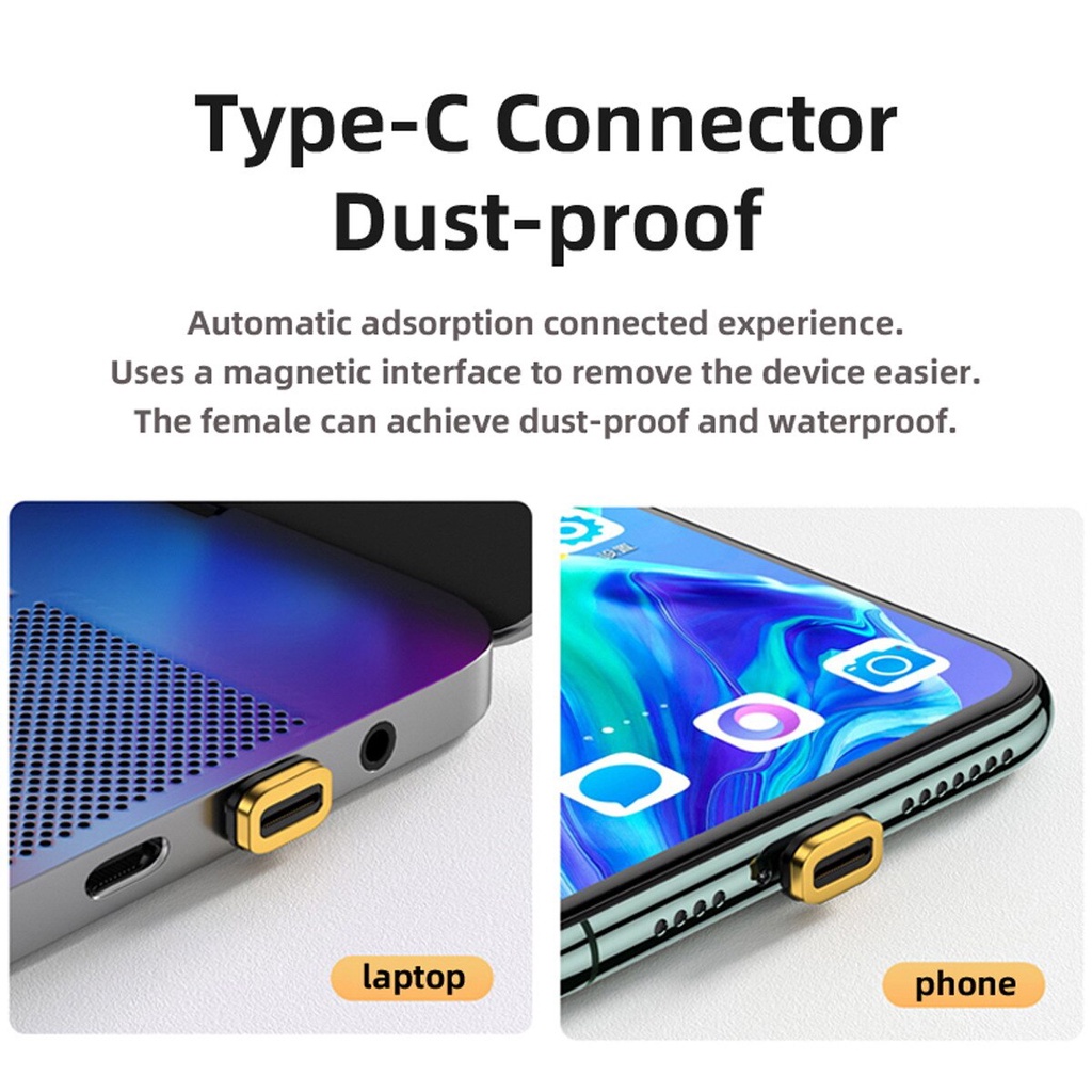 Image of Fonken USB4.0 20Gbps Cable Magnético Tipo C PD100W Carga Rápida USB A 8K 60Hz Transmisión De Vídeo Thunderbolt 3 De Datos Para Teléfono Portátil #4