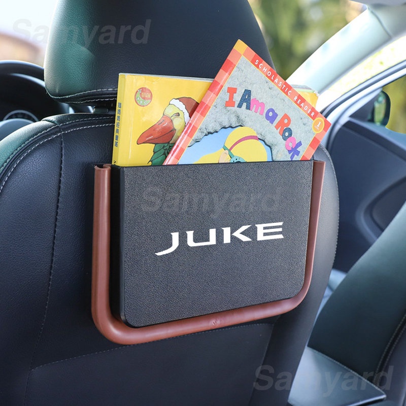 Caja De Almacenamiento De Asiento Trasero De Coche Organizadores De Lata De Basura Para Nissan Juke Kicks March Qashqai Tidda Versa Xtrail Piezas De Automóviles #10