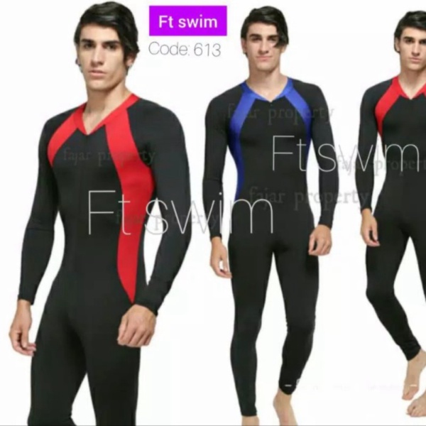 Trajes para hombre <Unk> L buceo rojo descuento hombres RF - traje de baño largo/hombre #5