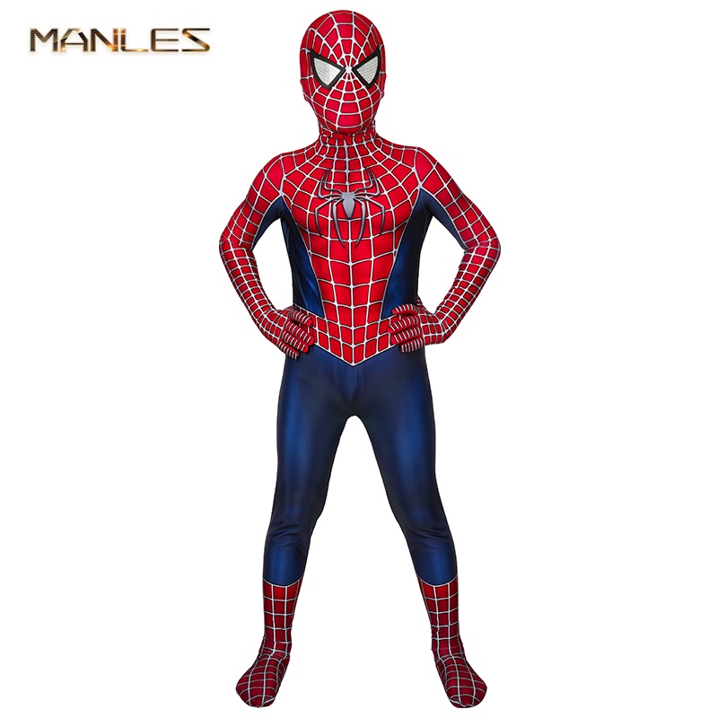 Spider Man 2 Disfraz Niños Spiderman Traje En Película Tobey Para De Halloween