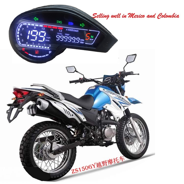 ITALIKA DM200 125Z 150Z 170Z FT125 FT150 FIRA200 Motocicleta LED Completo Medidor Digital Odómetro Tacómetro #1