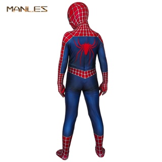 Image of thu nhỏ Spider Man 2 Disfraz Niños Spiderman Traje En Película Tobey Para De Halloween #1