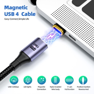 Image of thu nhỏ Fonken USB4.0 20Gbps Cable Magnético Tipo C PD100W Carga Rápida USB A 8K 60Hz Transmisión De Vídeo Thunderbolt 3 De Datos Para Teléfono Portátil #1