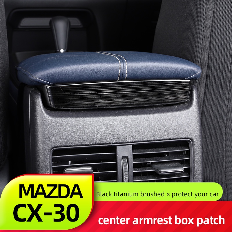 Mazda CX30 Caja De Almacenamiento Central Parche Nuevo CX-30 Modificado  Negro Titanio Cepillado Decoración Interior | Shopee Colombia