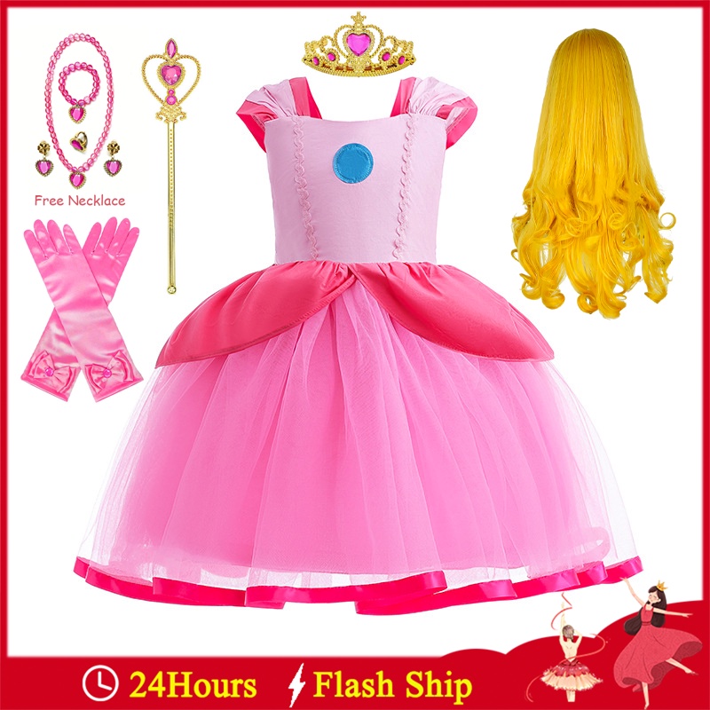 Princesa Aurora Dormir Belleza Vestido De Navidad Para Niños Niña Vestidos  De Malla Sin Mangas Con Peluca Guantes De Corona Varita De Cumpleaños Ropa  De Fiesta Conjunto Completo | Shopee Colombia