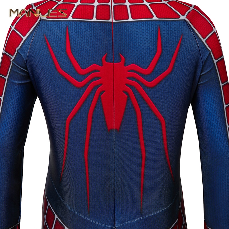 Image of Spider Man 2 Disfraz Niños Spiderman Traje En Película Tobey Para De Halloween #4