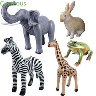 Image of Animales De Simulación GNATEOUS New Zebra Rabbit Kids Birthday Wild Woodland Globos