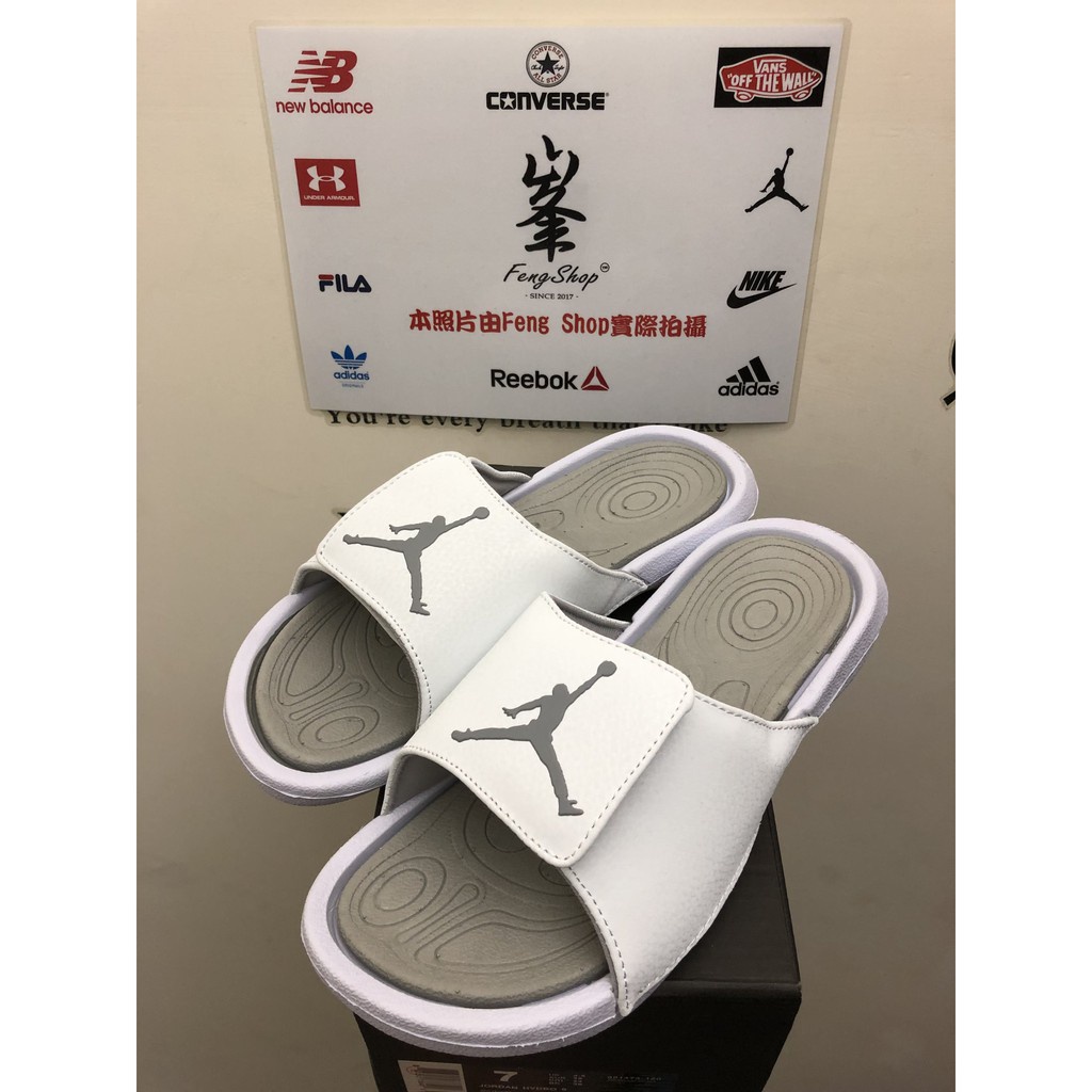 Nike Jordan Hydro Retro 6 AJ Zapatillas Corrugado Velcro Fieltro Gris Claro Color Blanco Coincidencia En El Extranjero Listo Stock Genuino Hombres Mujeres Estilos #6