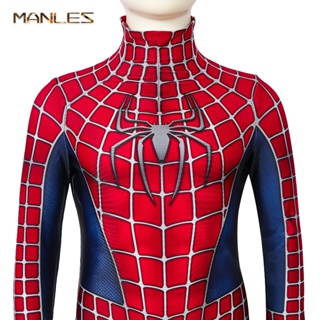 Image of thu nhỏ Spider Man 2 Disfraz Niños Spiderman Traje En Película Tobey Para De Halloween #2