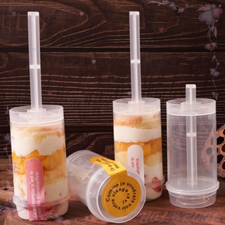 Image of HALBROOK Push Up Panadería Plástico Transparente Pastel Contenedor