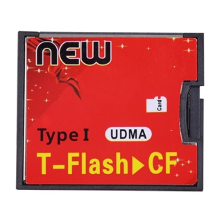 Image of thu nhỏ Red Black T-Flash to CF type1 Compact Flash Memory Card UDMA Adapter #3
