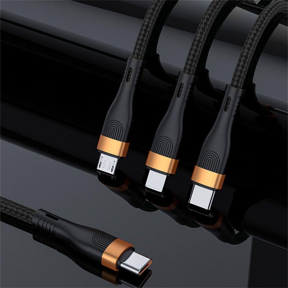 Image of LADNIER PD 100W Cable Una Carga Tres De Rápida QC4.0 3.0 6A Max Tipo C #1
