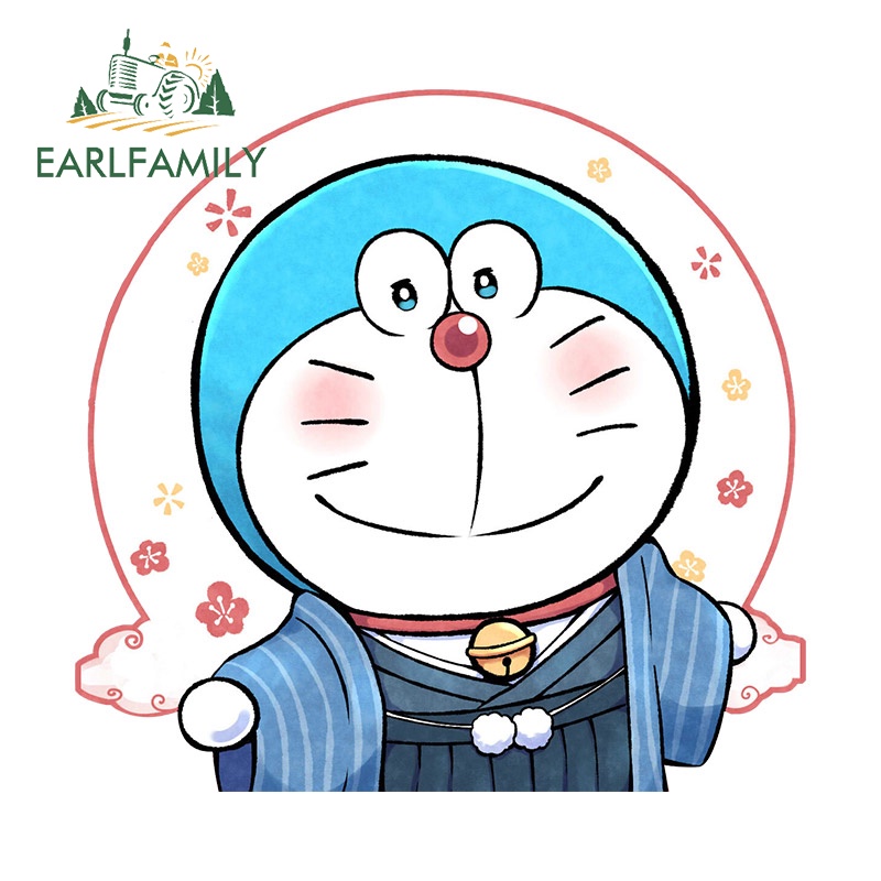 EARLFAMILY 13cm x 12,9cm Pegatinas Para Coche Para Doraemon Caravana  Impermeable Tabla De Surf Anime JDM Motocicleta Decoración | Shopee Colombia