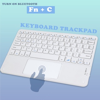Image of Teclado Bluetooth portátil Universal de 9,7 pulgadas con Trackpad para PC iOS Tablet