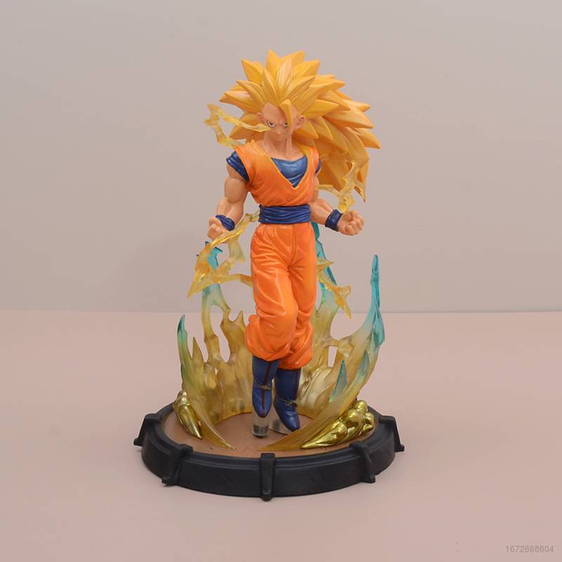 gc6 Dragon Ball Z Super Saiyan 3 Son Goku Figura De Acción Modelo Muñecas  Juguetes Para Niños Decoración Del Hogar Colecciones Adorno 6gc | Shopee  Colombia