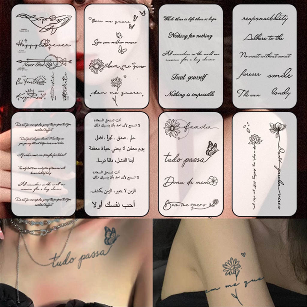 tatuajes letras Ofertas En Línea, 2024 | Shopee Colombia