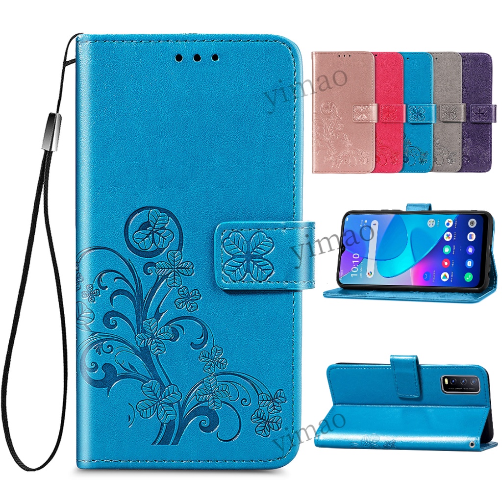 Funda tipo cartera para Samsung Galaxy A23 4G/5G, de piel