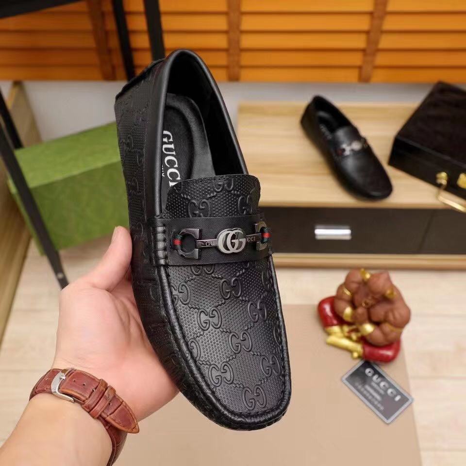 GUCCI 2023 Estilo Clásico Hombres Cómodos Mocasines Todo Combinado Zapatos | Colombia