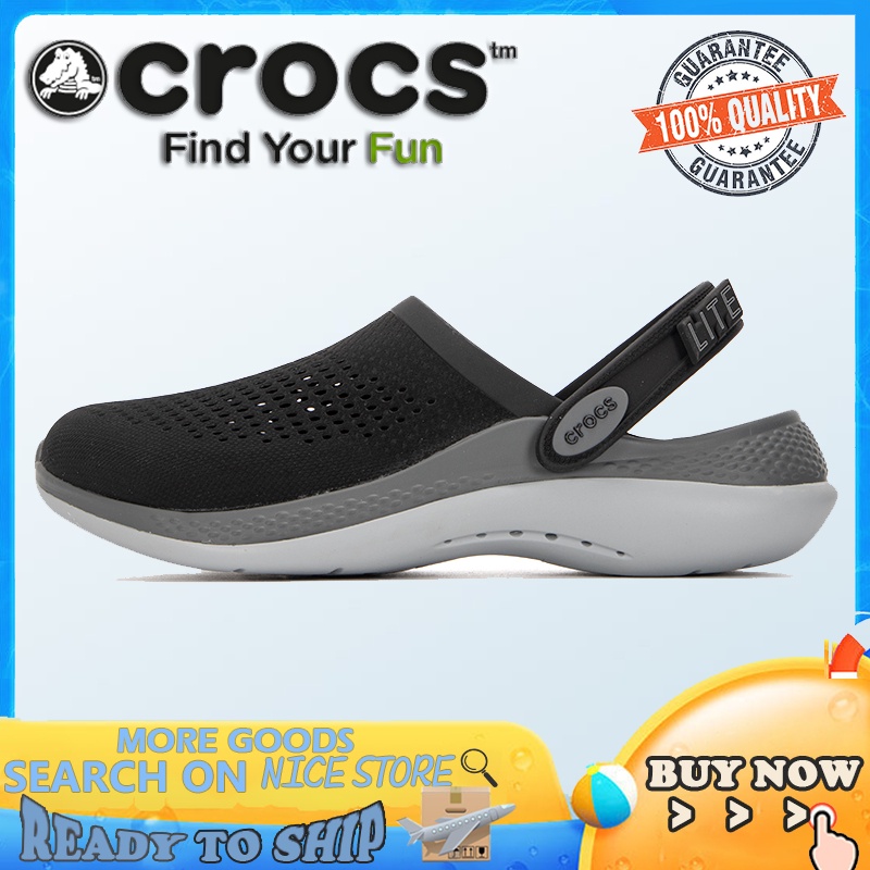 Crocs Literide Zueco Deportes Moda Antideslizante Zapatos De Los Hombres Al  Aire Libre Pareja Zapatillas Sandalias De Playa | Shopee Colombia