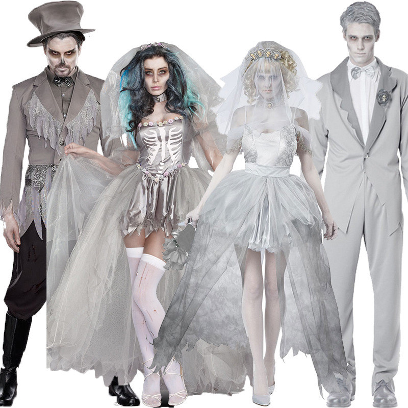Disfraz De Fantasma Para Mujer – Poncho Con Diadema, Calcetines A Rayas Y Bolsa Para Dulces, Perfecto Para Halloween Y Fiestas
