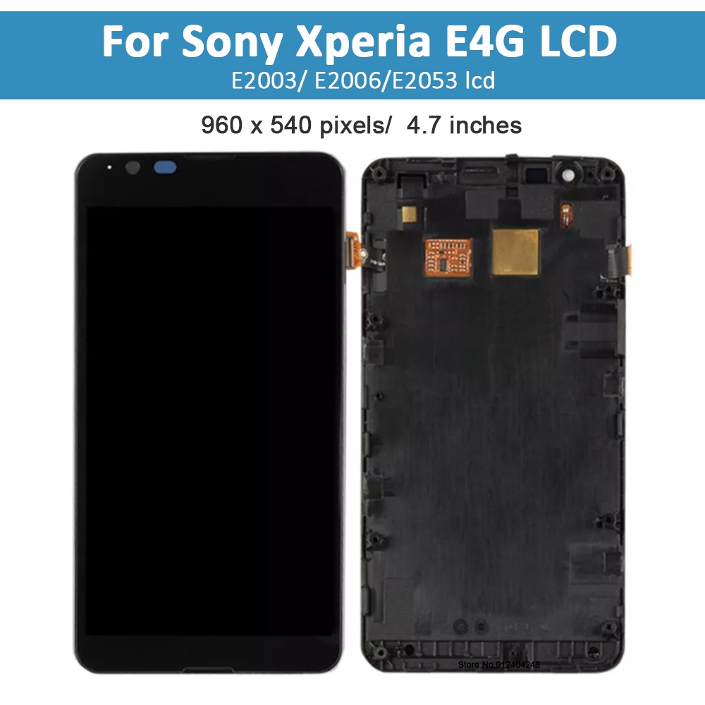 LCD Original Para Sony Xperia E4G E2003 E2006 E2053 Pantalla Digitalizador  De Táctil Montaje De Repuesto Reapir Parte | Shopee Colombia